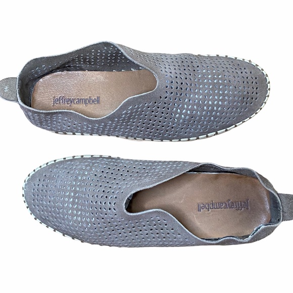 Jeffrey Campbell Tiles Perforated Suede Sneaker - Picture 5 of 11